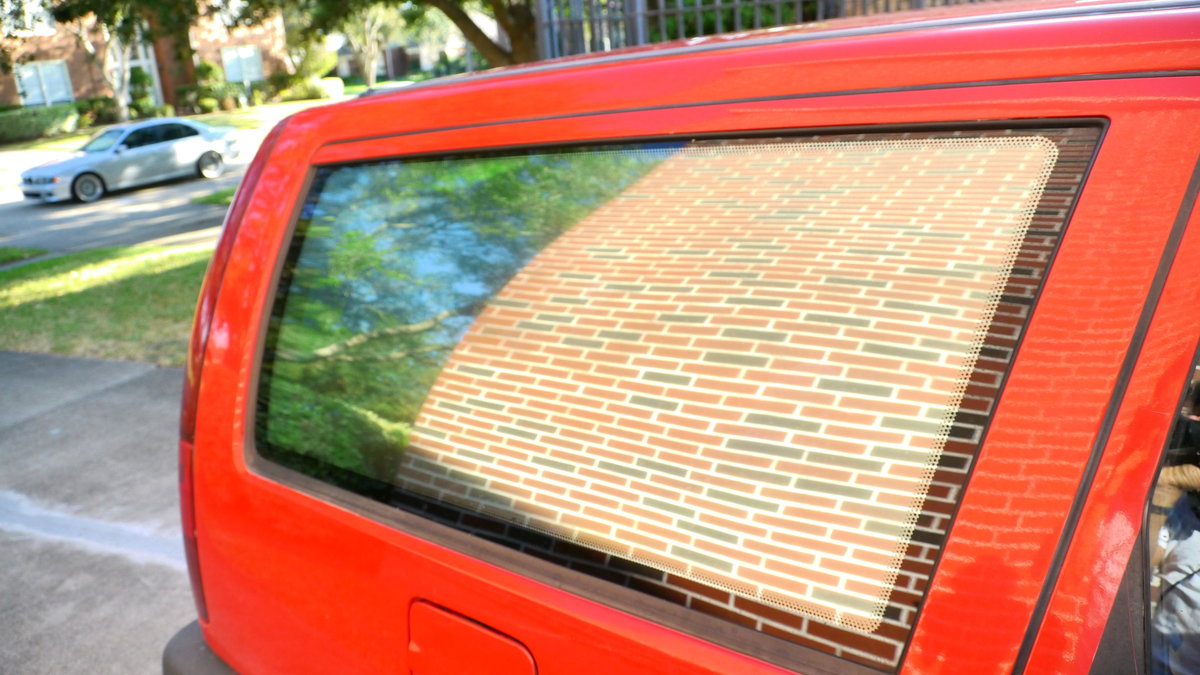 Film rear in Sun light