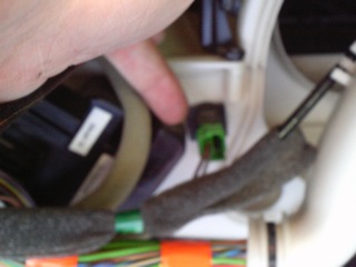 Plug with wiring on one side, nothing apparent on inside