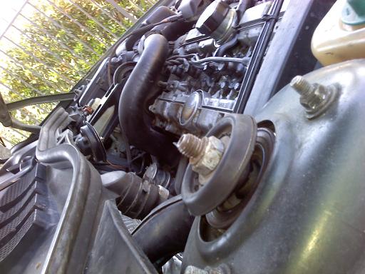 left side spring seat strut