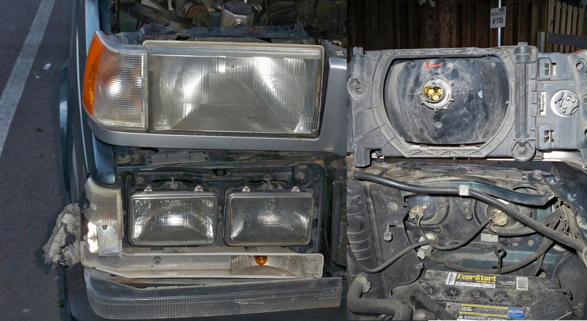 image of volvo 89 740 and 1990 740 headlights