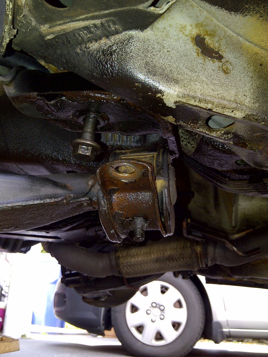 Rear control arm bolts.