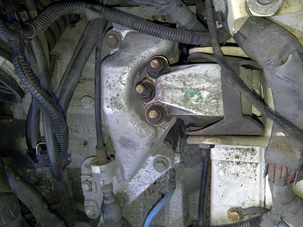 Nuts and bolt are circled.