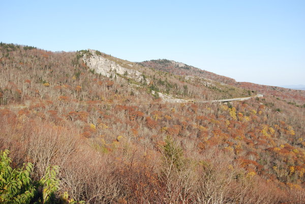 Blue Ridge parkway around Grandfather Mountain