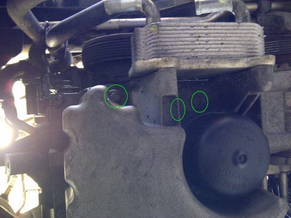 These 3 bolts are 40mm long.