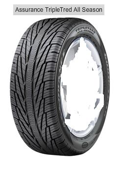 Stock Image. goodyear Assurance Tripletred (not on the rim available).