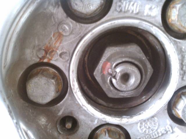 Staked axle nut Volvo 850 36mm