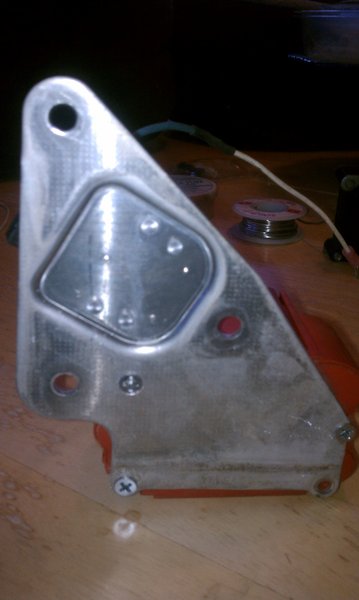 I countersunk the holes.