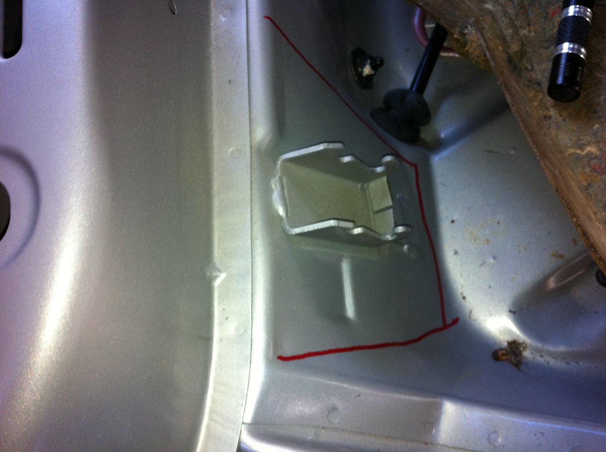 Mark the location of where you plan to cut.