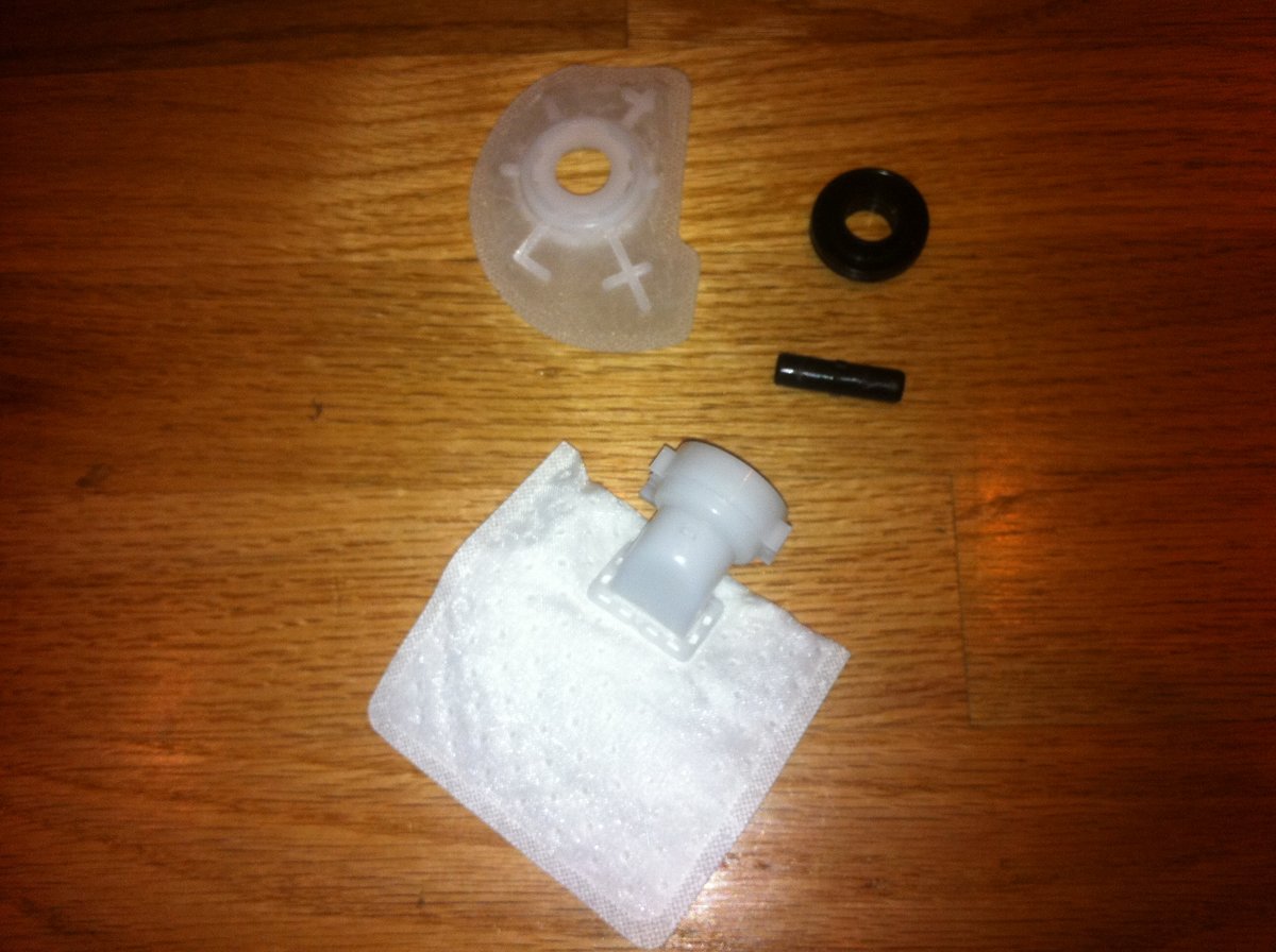 Items not used from the kit of new parts from HighFlow.