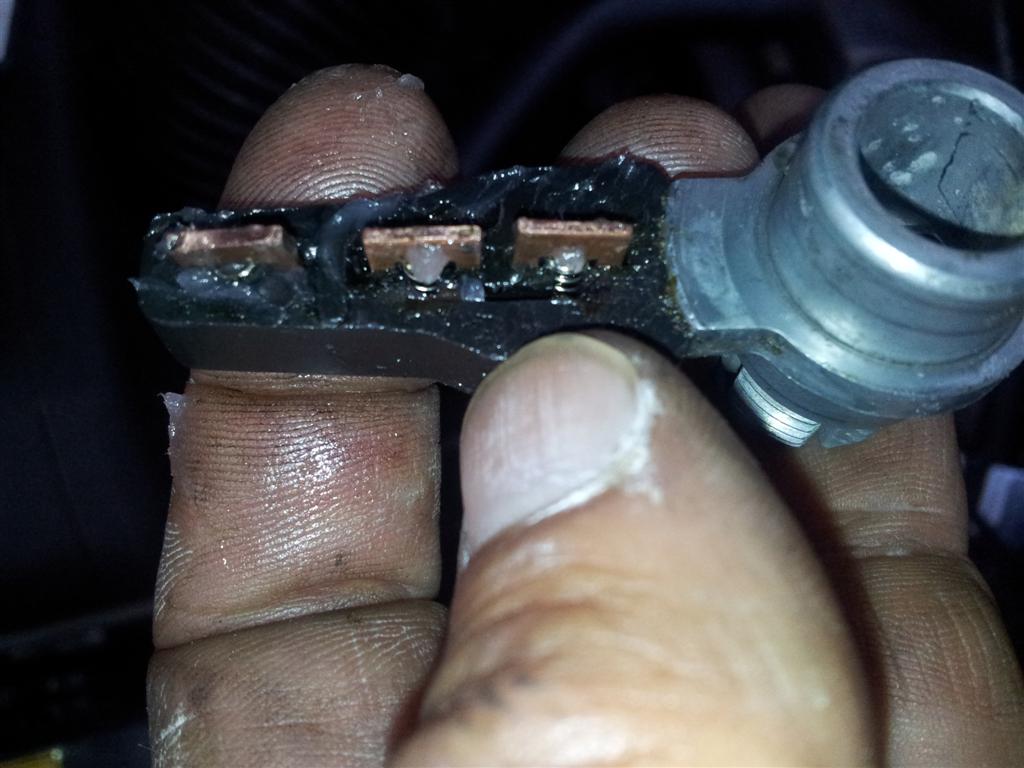 Contacts were filed flat &amp; springs retensioned
