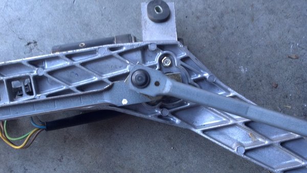 Closer view of the connections you have to undo and put back together. (btw, I have no idea about the white dot- means nothing)