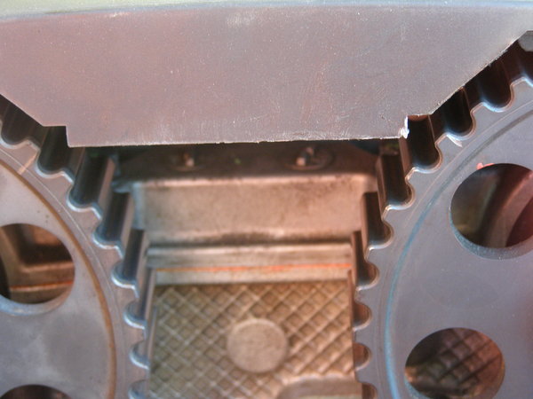 cam gears with crank mark lined up exactly