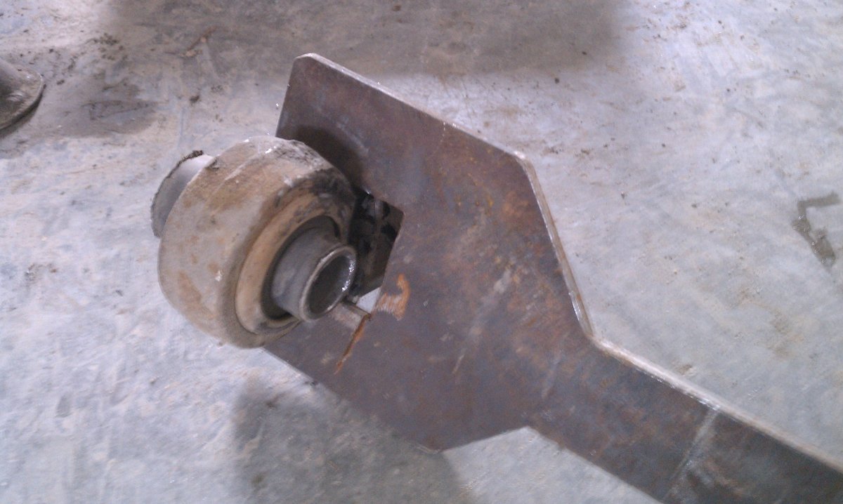 Home made wrench that I discovered at my buddy's garage.