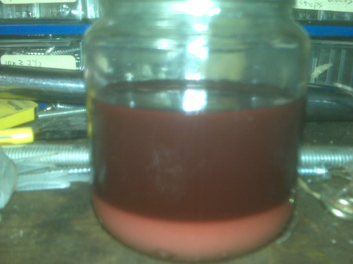 fluid after about 3 hours