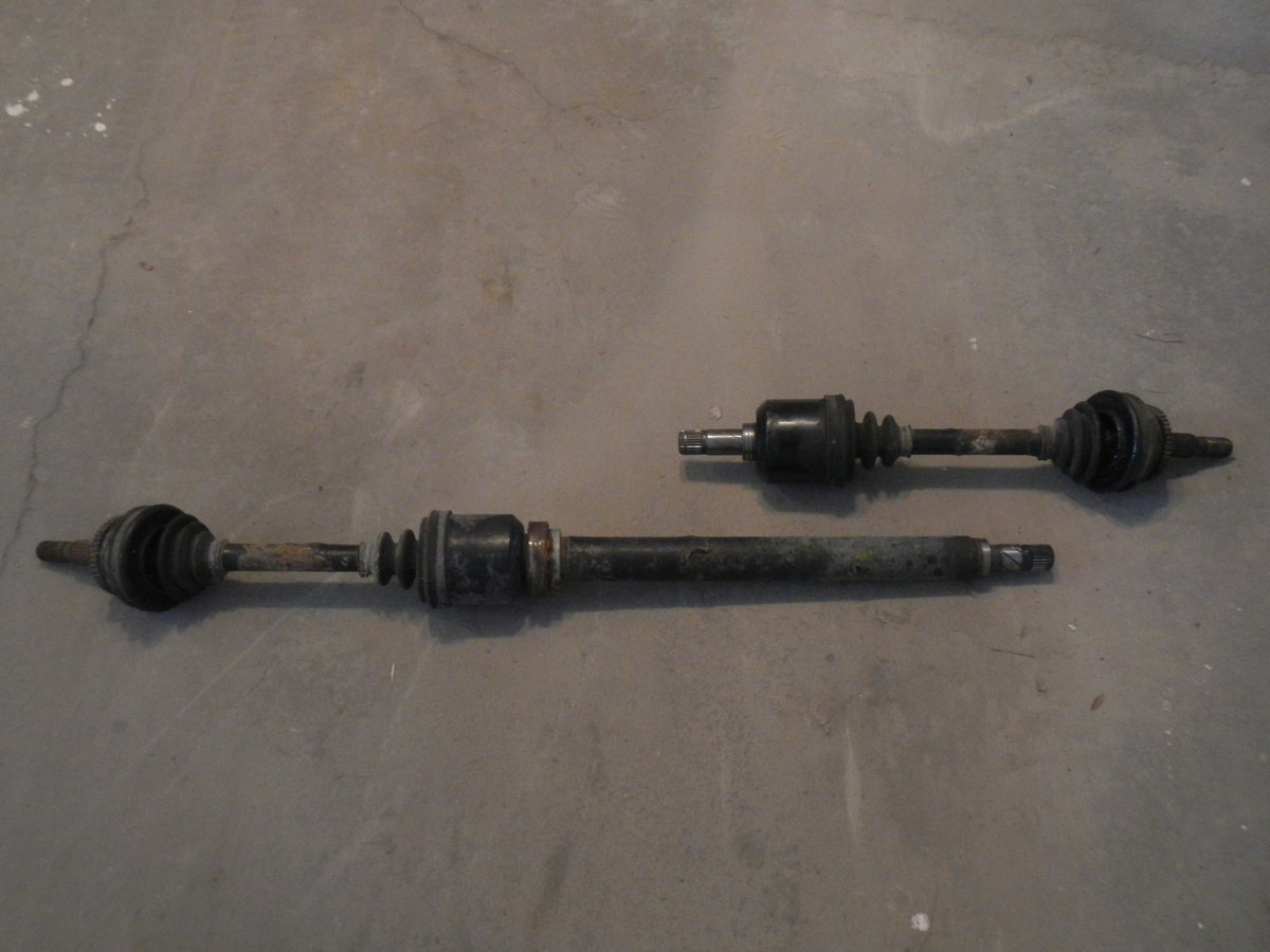 Both axle shafts