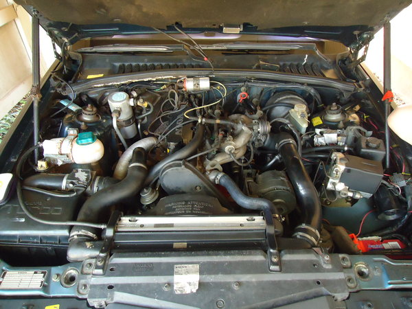 How the motor looked before, Balhman Motors worked on it..