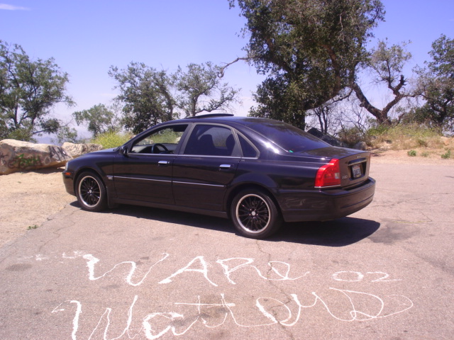 My 2004 S80 in the Ramona Mountains.