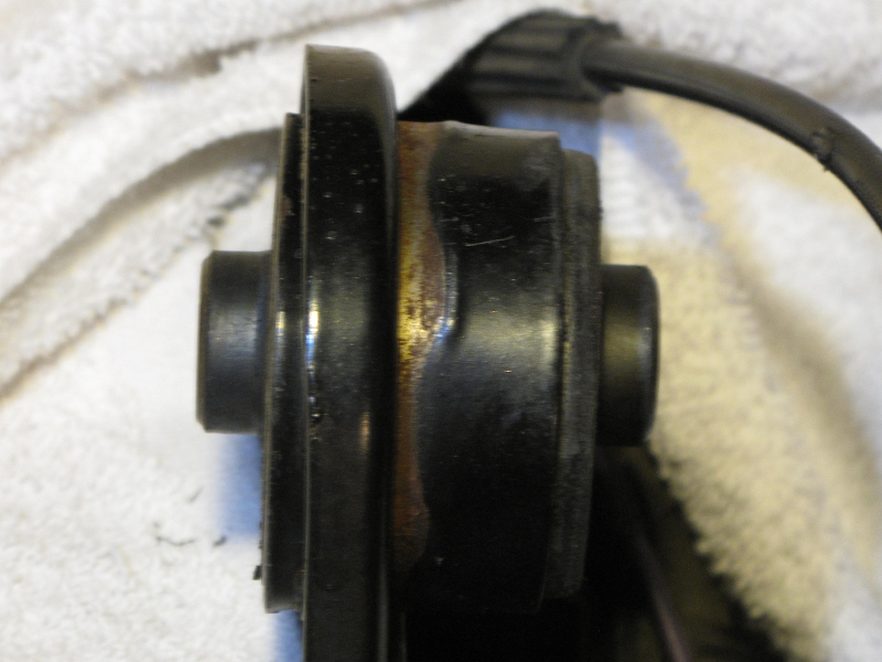 the ring holding the bushing has shifted