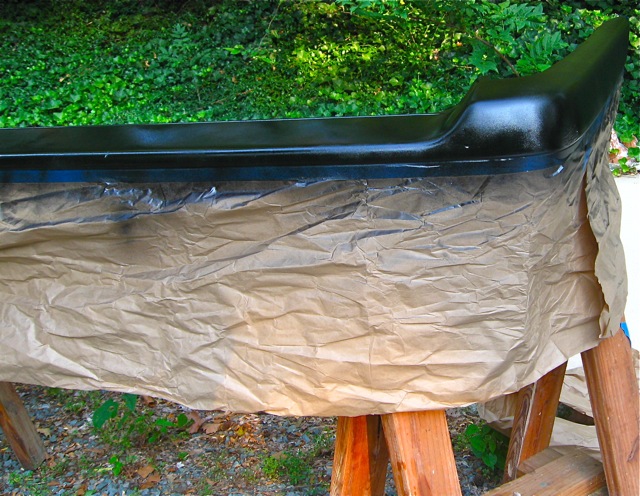 22) First coat of black bumper paint .jpg