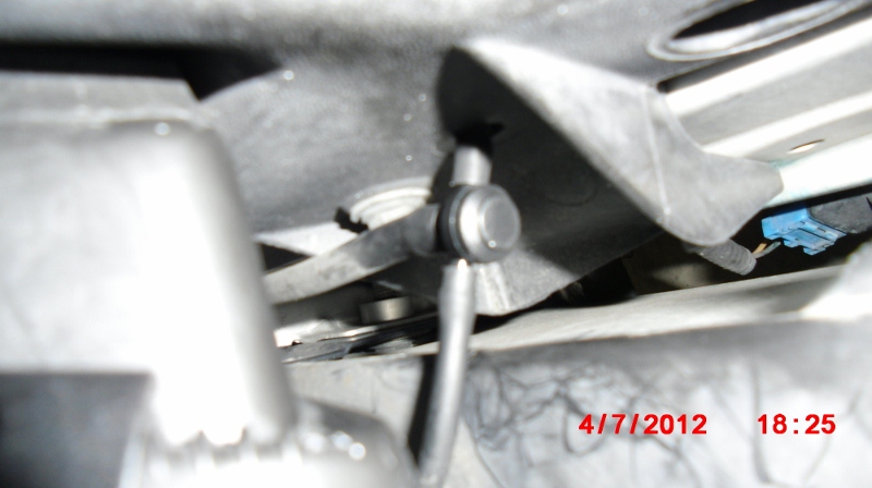 New 3-way valve installed. BTW, is that the barometric sensor beneath and behind the bumper?