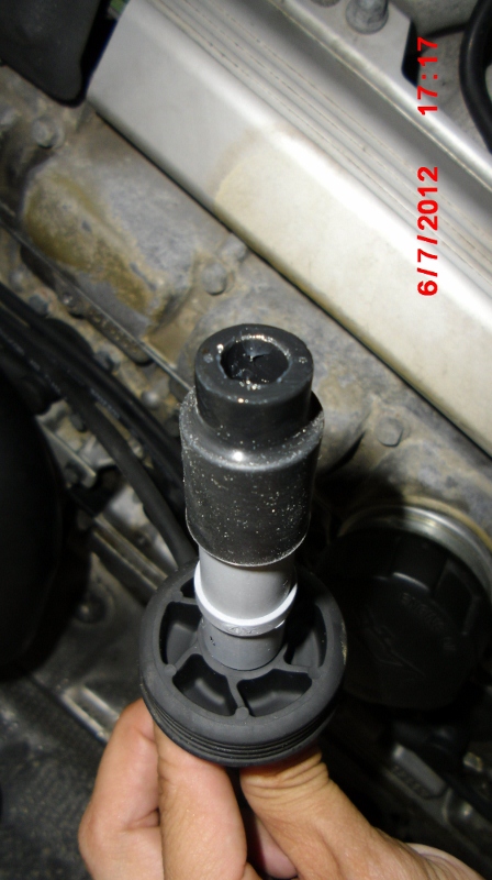 Lubricate spark plug wire boot, especially on the interior where it will contact the white ceramic when inserted. Do not get any on the metal contact inside.
