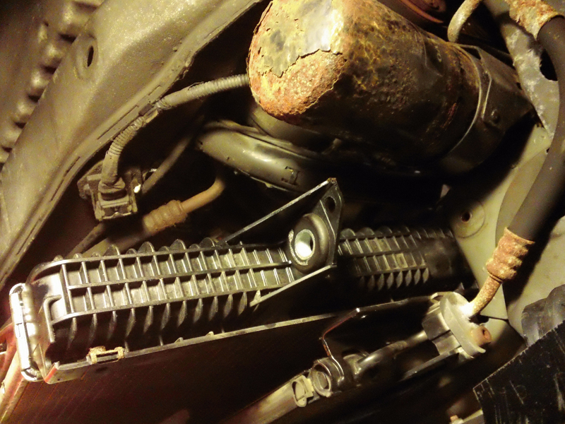 it dropped on passenger side...