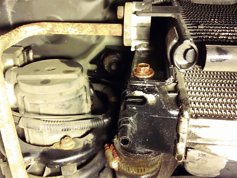 the air pump obstructing the drop