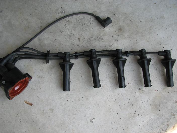 These are the original '93 plug wires, and probably cap as well.