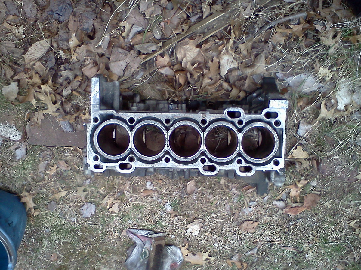 block with water pipe removed