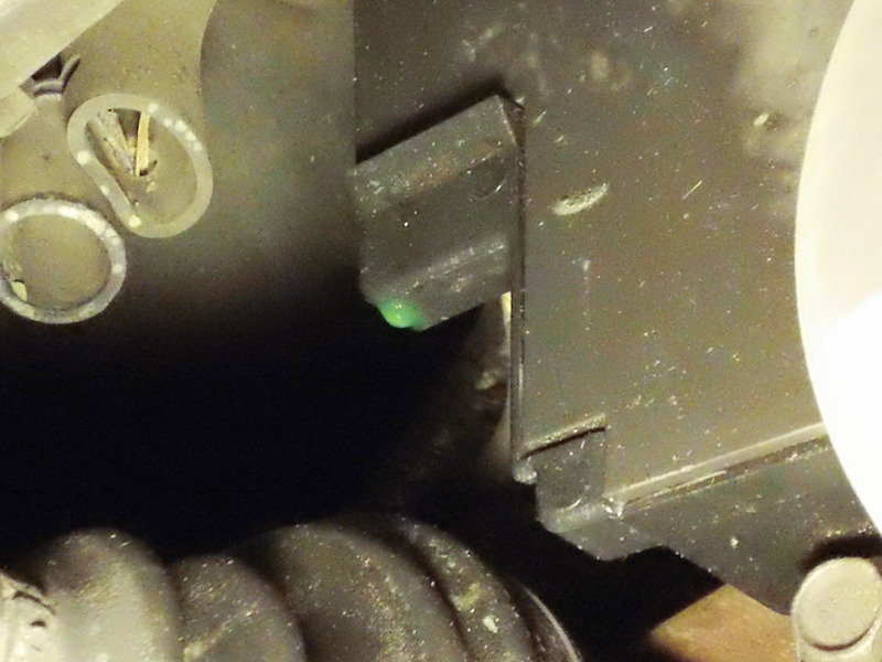 view from below, a drop at a time