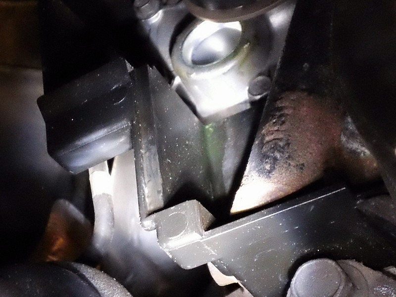 corner with antifreeze