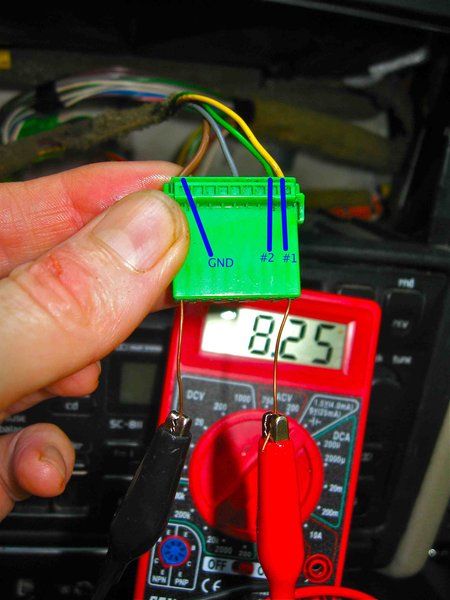 Duct temp sensor test