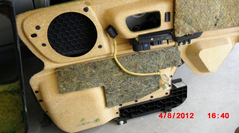 First half of 1998 V70 XC interior door trim. Plastic pieces that held some trip clips broke off years ago.