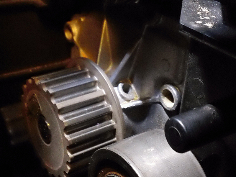 water pump is stuck, it would not move, even after the 7 bolts are removed