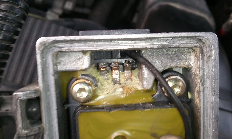 New TPS installed and resoldered.  Voltage from left to right: 0V, 9V, 2V