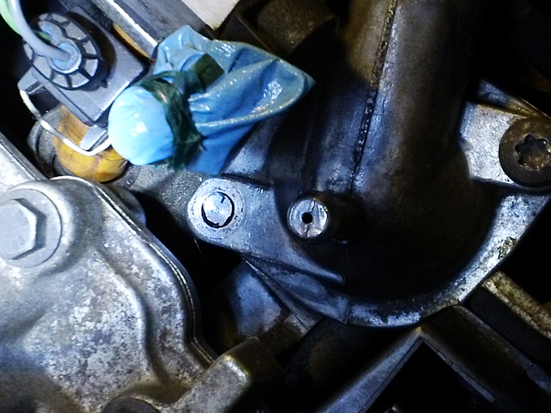 head is drilled out...