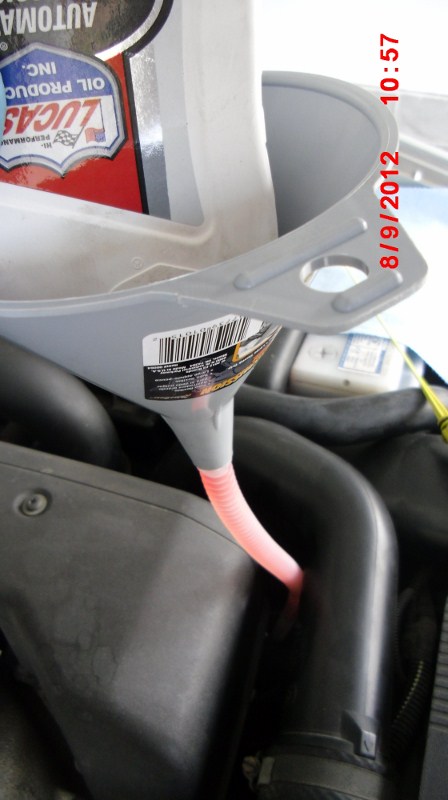 Added Lucas ATF Conditioner in with the Dexron VI.