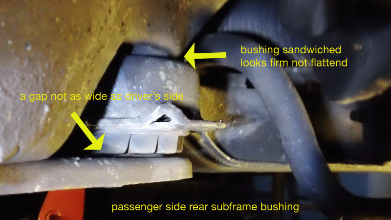 passenger side appears OK - tucked in