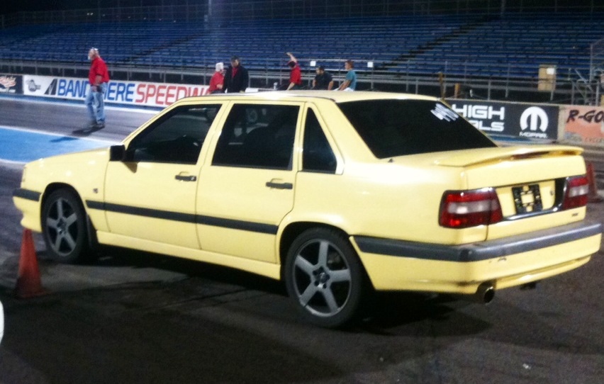 Stretching its legs at the strip after I got rear ended a week before.