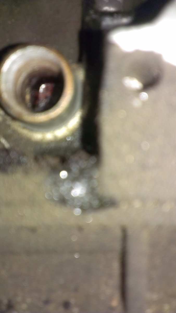 Oil Trap Orifice After Cleaning