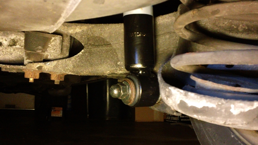 cap nut could go up a little and centered