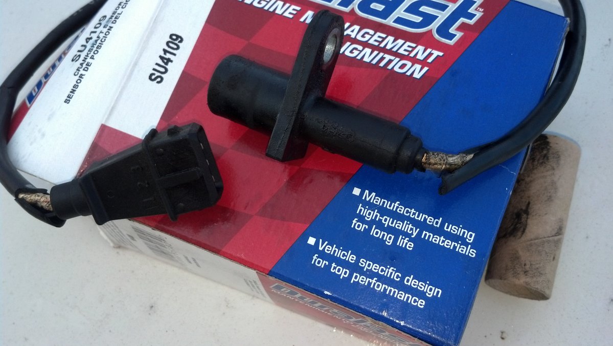 Crank Position Sensor wiring damage (both ends)