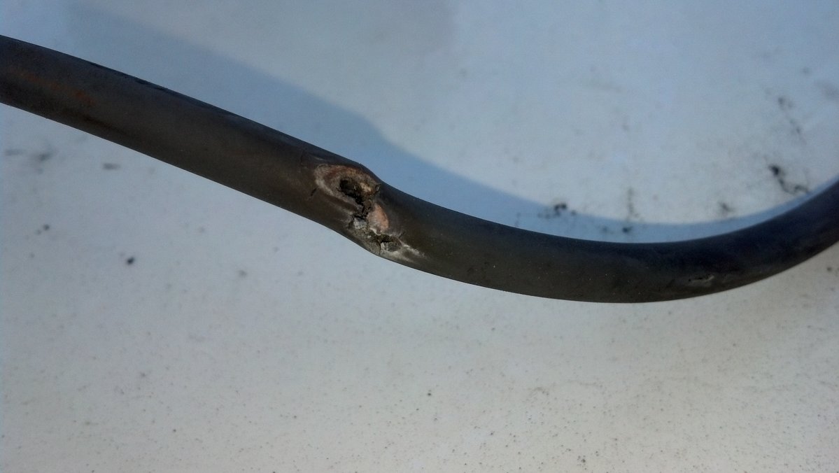 Coil Wire (burned through)