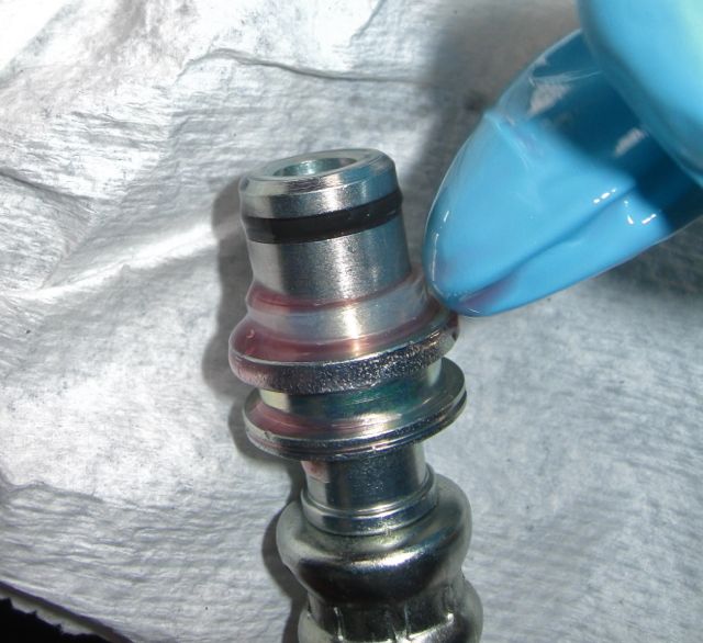 O-ring and spacer at top lubed with fresh ATF