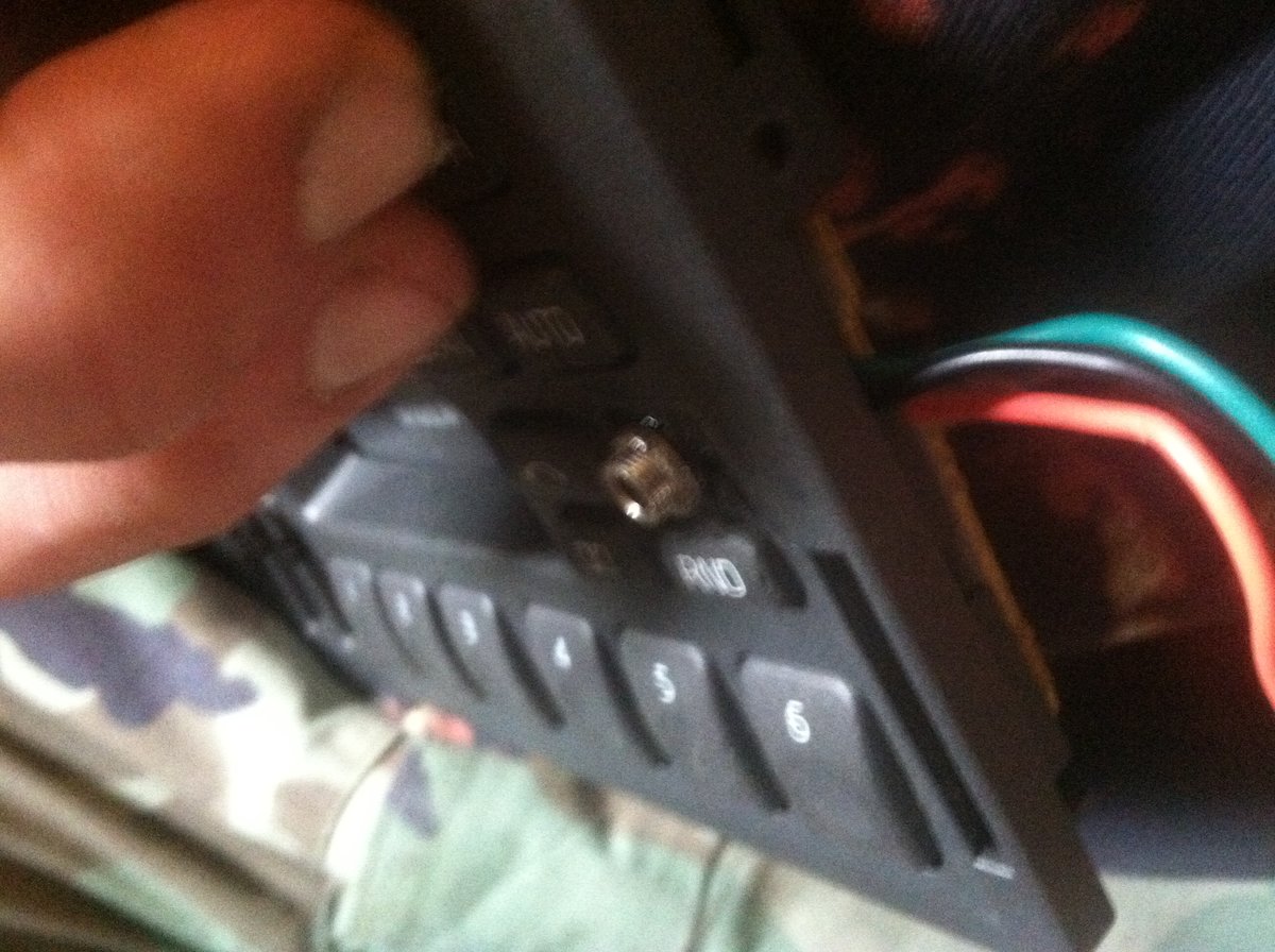 jack installed from the front.