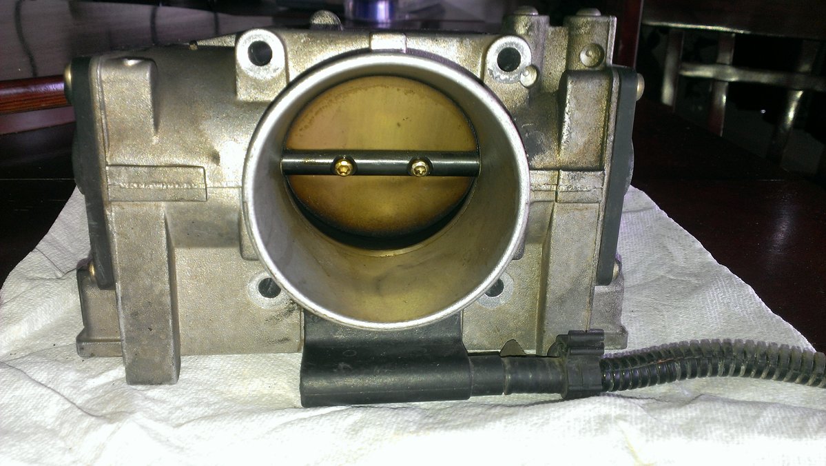 Cleaned Throttle body