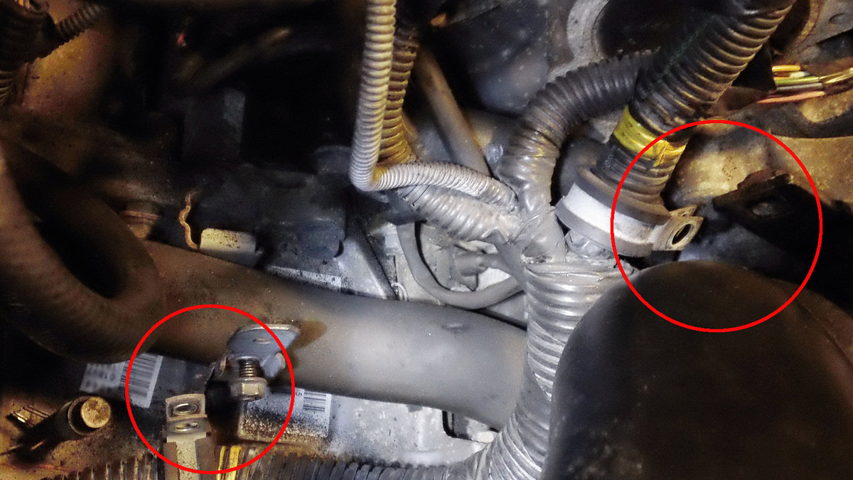 unscrew anchors holding power supply cables...