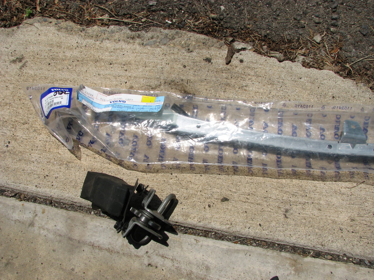 Door strap and window guide.