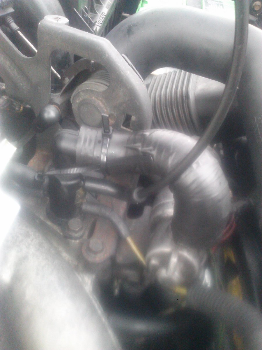 New Line Running Into Vacuum Tree (On the side facing the Fan)