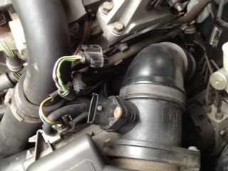 Mass Airflow Sensor replacement step 6